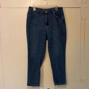 No Boundaries Dark Blue Cropped Jeans
